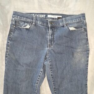 DKNY Soho Skinny Women's Size 10P Dark Wash Stretch Denim Jeans